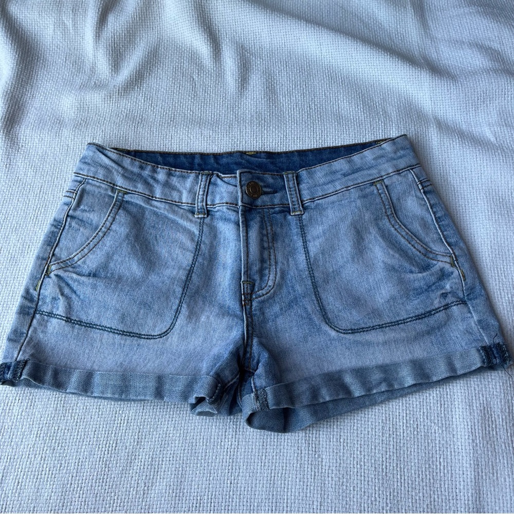 Buffalo David Bitton Light Wash Denim Shorts